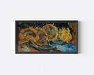 Van Gogh Sunflowers Print: Vintage Impressionist Panoramic Art (2x1)