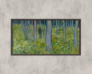Van Gogh Undergrowth Art Print: Impressionist Forest Scene