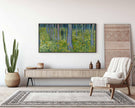 Van Gogh Undergrowth Art Print: Impressionist Forest Scene