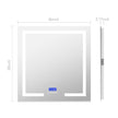 Vanity Mirror with Bluetooth Speaker & Clock – LED Lighted Anti-Fog Bathroom Mirror 30