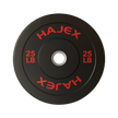 HAJEX Olympic Bumper Weight Plates - 10, 15, 25, 35, 45, 55 LB