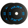 HAJEX Olympic Bumper Weight Plates - 10, 15, 25, 35, 45, 55 LB