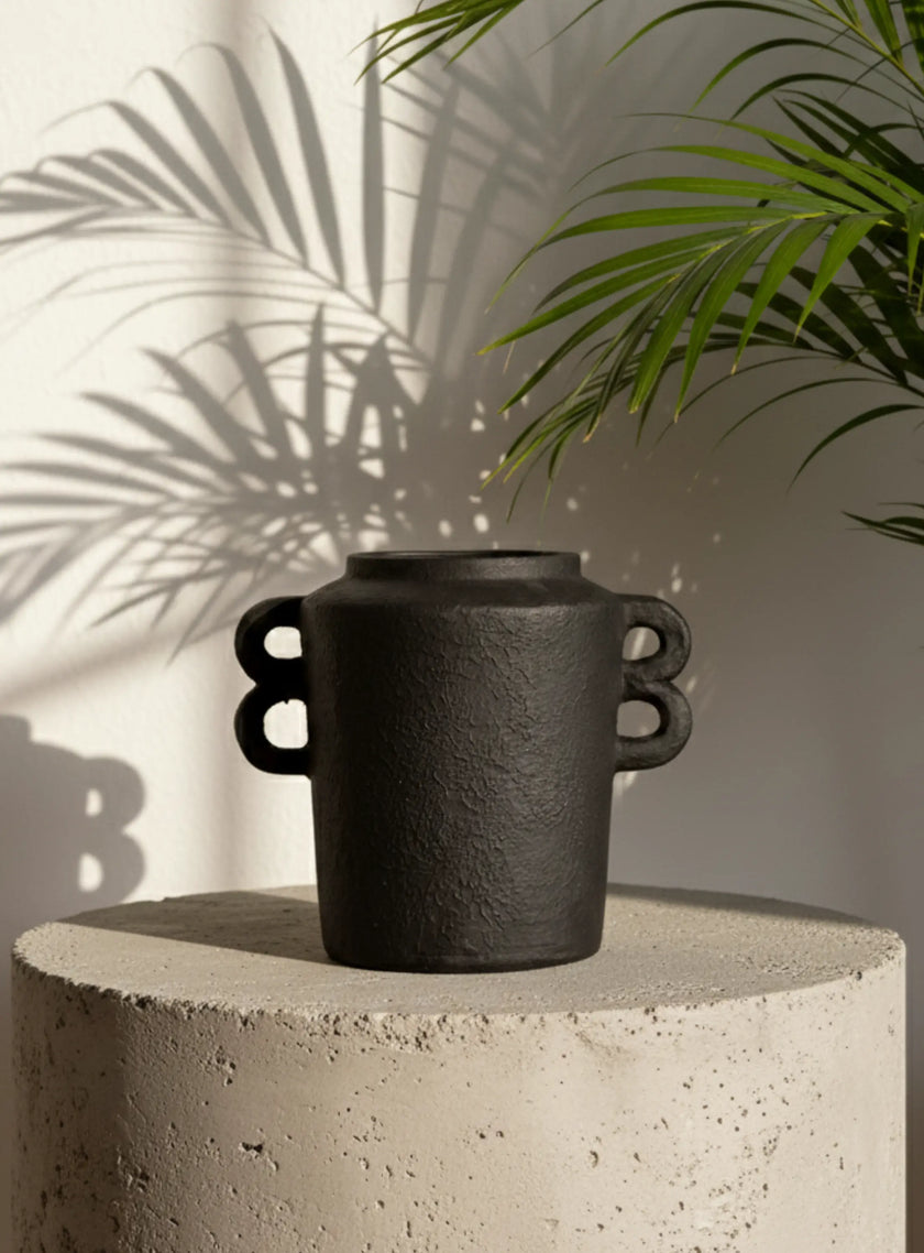 Vase Hercules - Noir antique