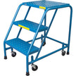 Rolling Step Ladder, 3 Steps, 18