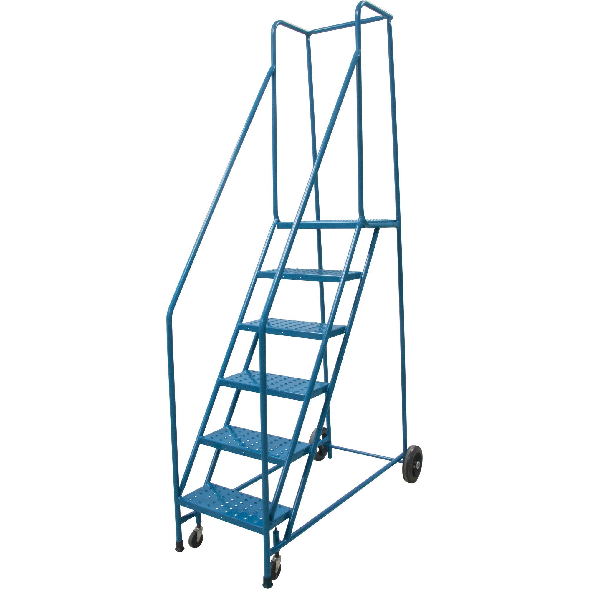 Rolling Step Ladder, 6 Steps, 18
