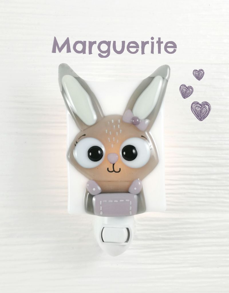 Night Light - Marguerite The Rabbit - Veille sur toi
