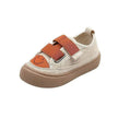 Velcro Round Head Anti-kick Soft Bottom Casual Shoes Tide