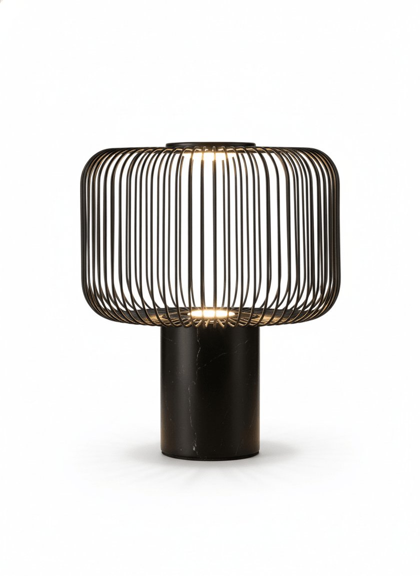 Veridian Industrial Cage Desk Lamp