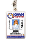 Anchorman Movie Veronica Corningstone ID Badge