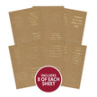 Perfect Verses Foiled Kraft Paper Pad