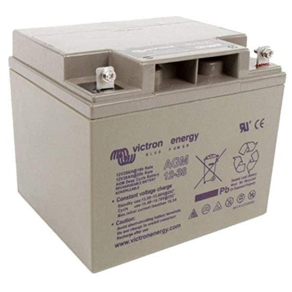 Victron Energy – 12V/38Ah Deep Cycle AGM Battery | BAT412350084