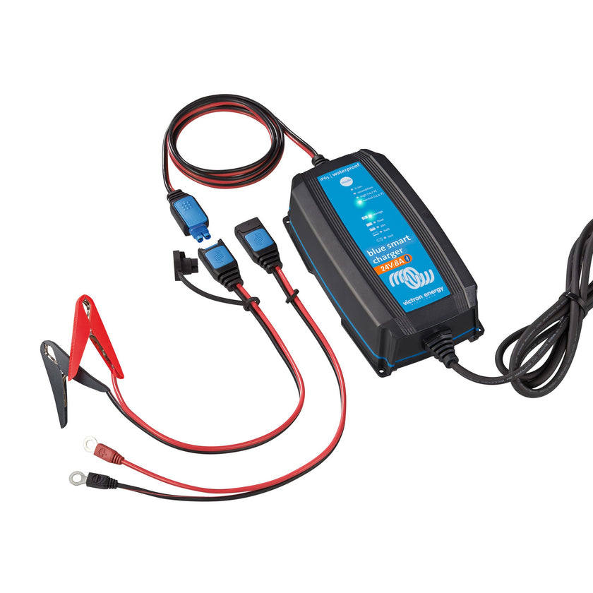 Victron Energy Blue Smart IP65 Charger 24V/8 120V NEMA 1-15P | BPC240831104R