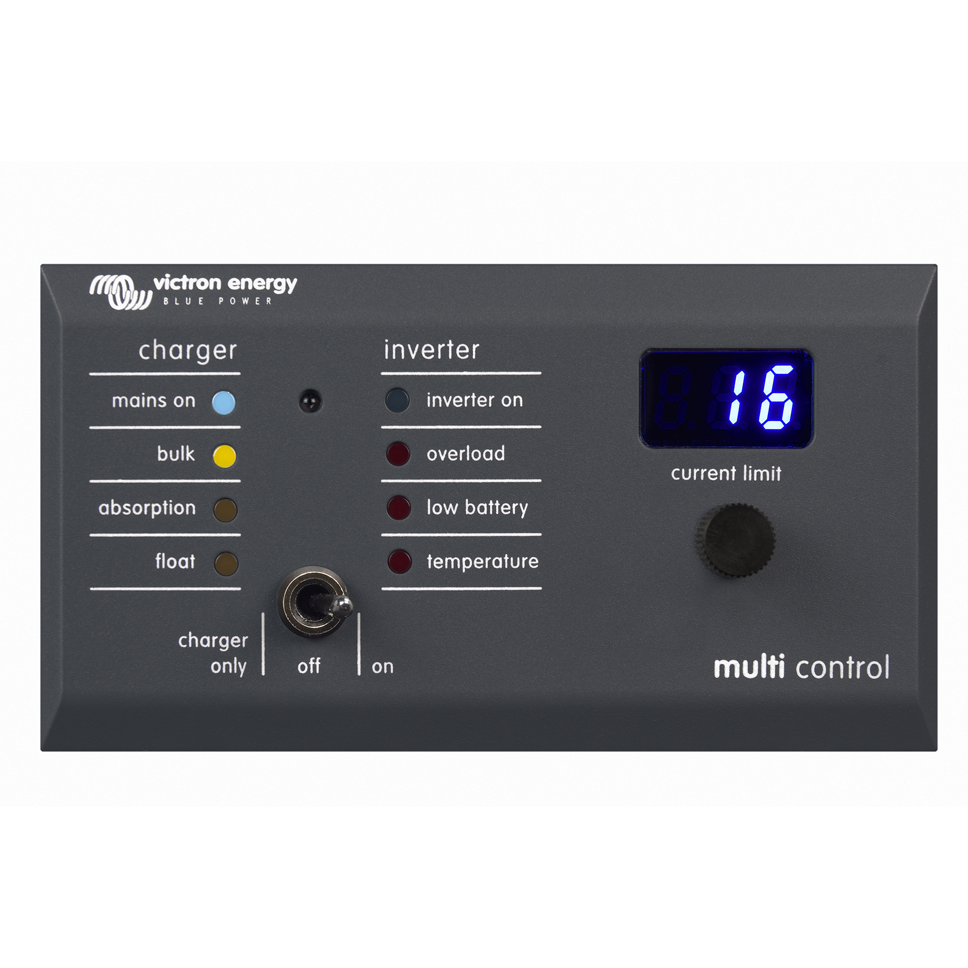 Victron Energy Digital Multi Control 200/200A GX (Right Angle RJ45) | DMC000200010R