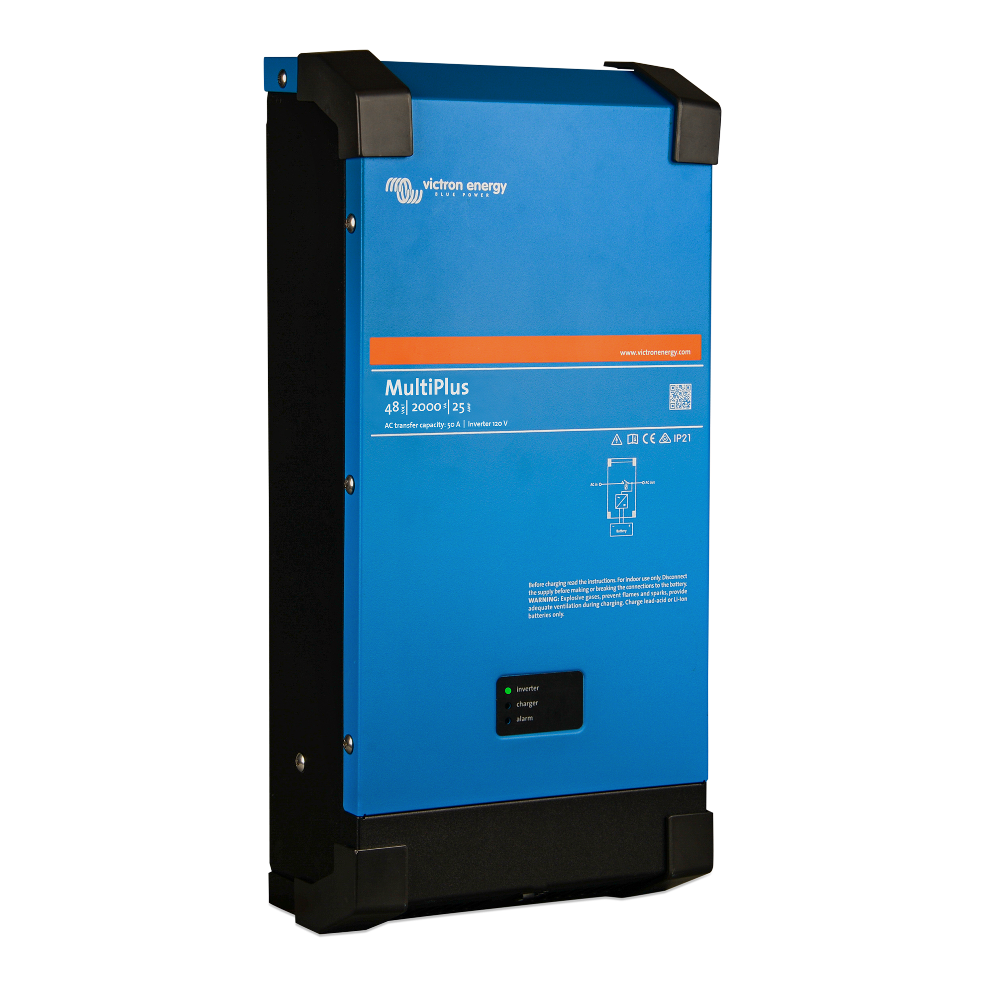 Victron Energy MultiPlus 48/2000/25-50 120V VE.Bus Inverter/Charger | PMP482200100