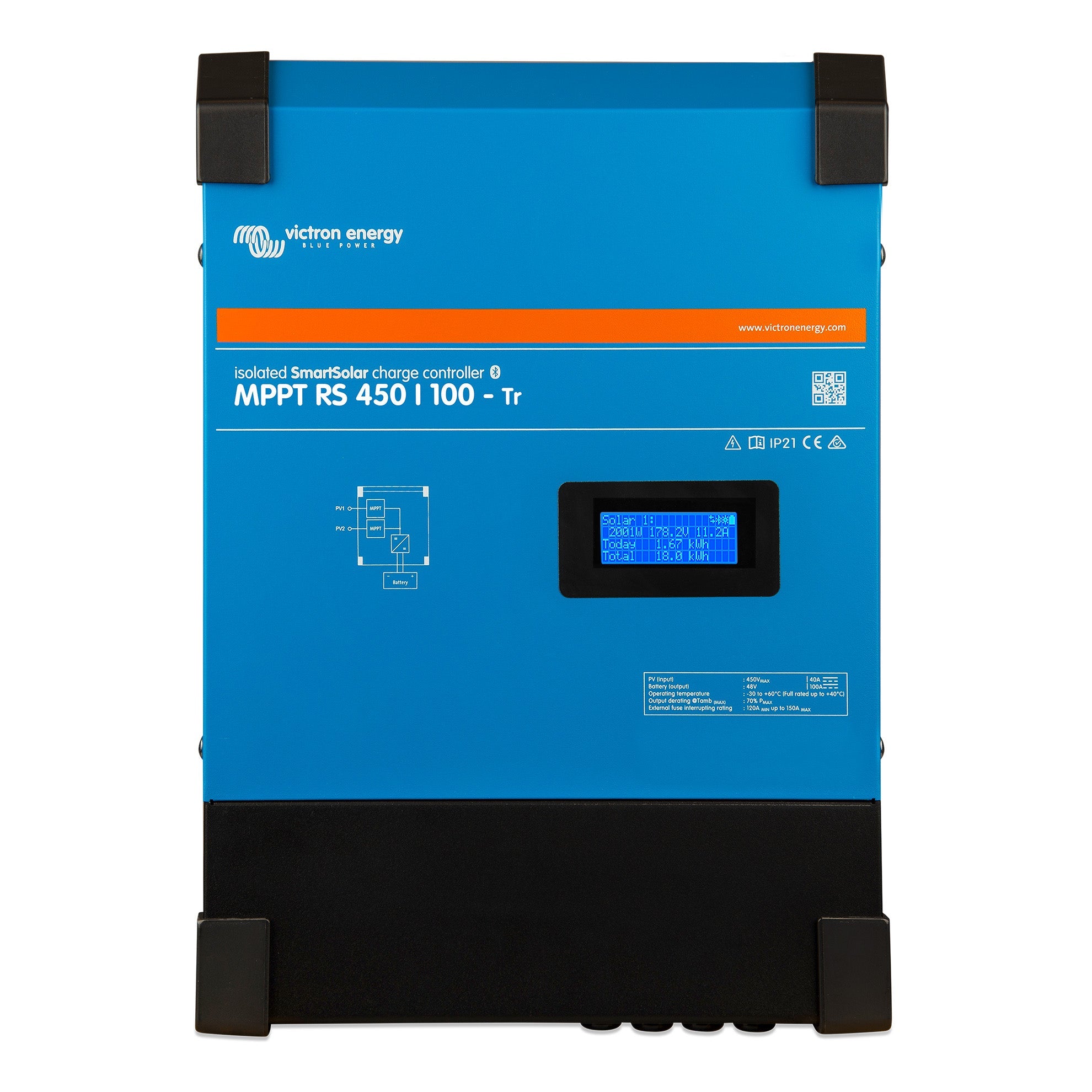 Victron Energy SmartSolar MPPT RS 450/100-MC4 Solar Charge Controller | SCC145110510