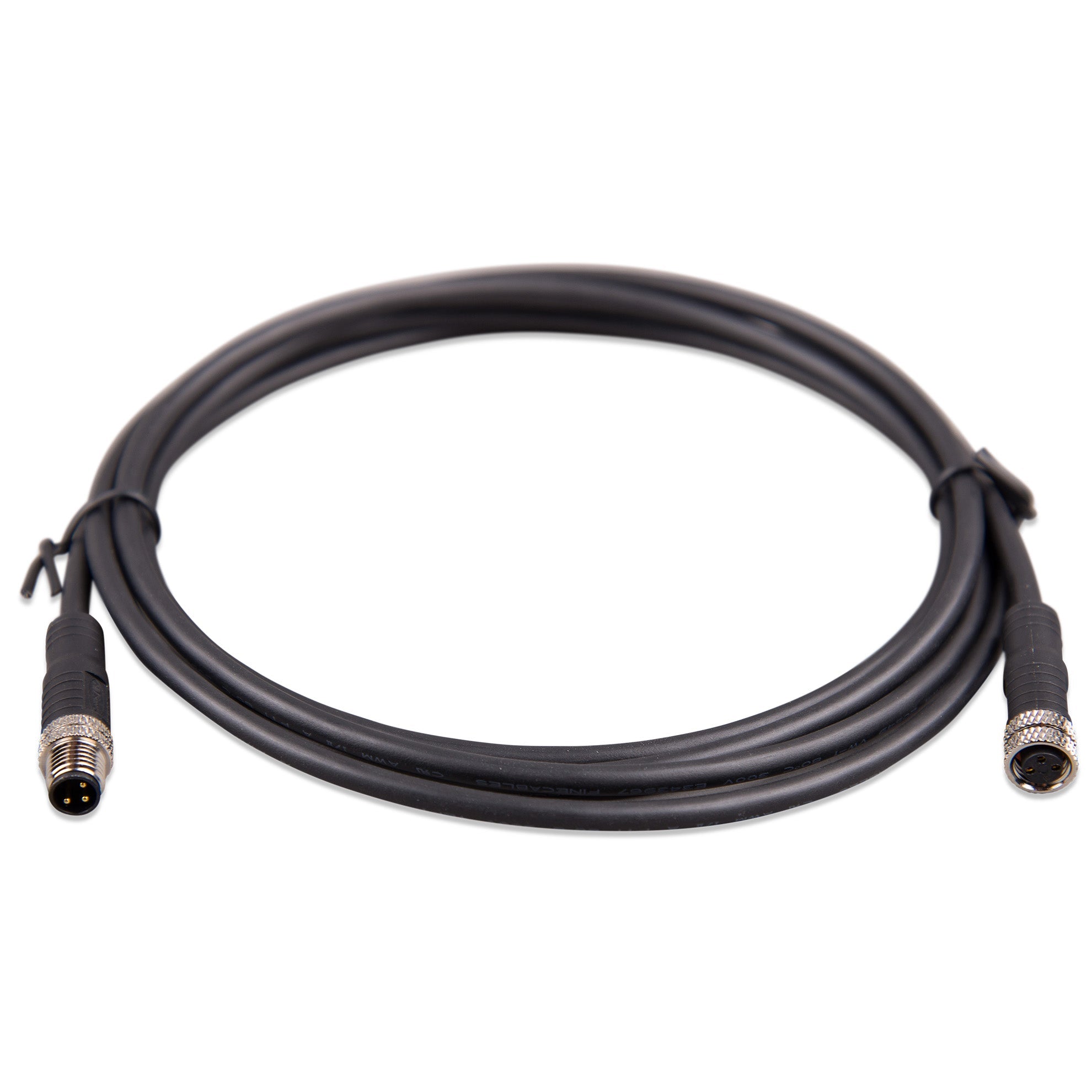 Victron Energy M8 Circular Connector Male/Female 3 Pole Cable 2m (bag of 2) | ASS030560200
