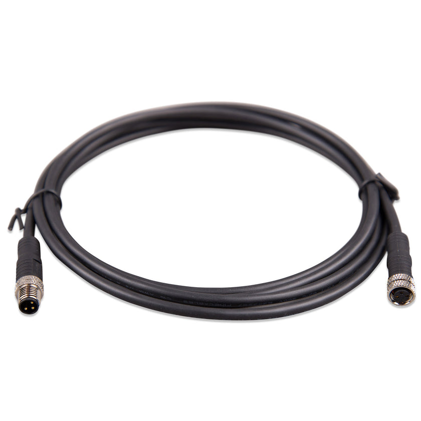 Victron Energy M8 Circular Connector Male/Female 3 Pole Cable 2m (bag of 2) | ASS030560200