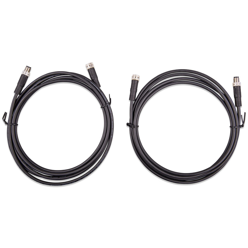 Victron Energy M8 Circular Connector Male/Female 3 Pole Cable 5m (bag of 2) | ASS030560500