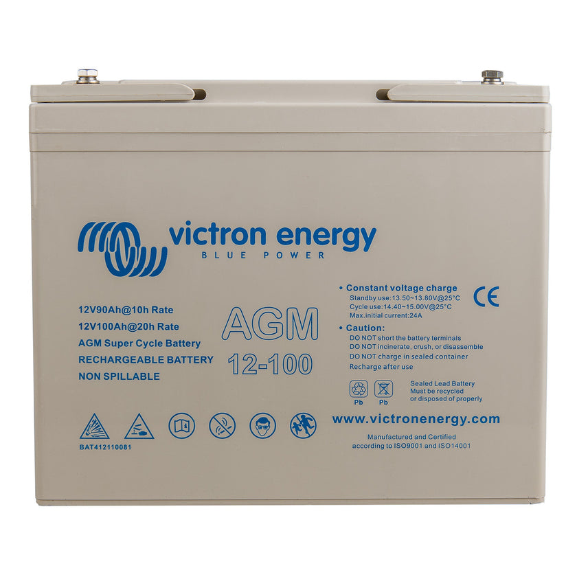Victron Energy – 12V/100Ah Super Cycle AGM Battery | BAT412110081