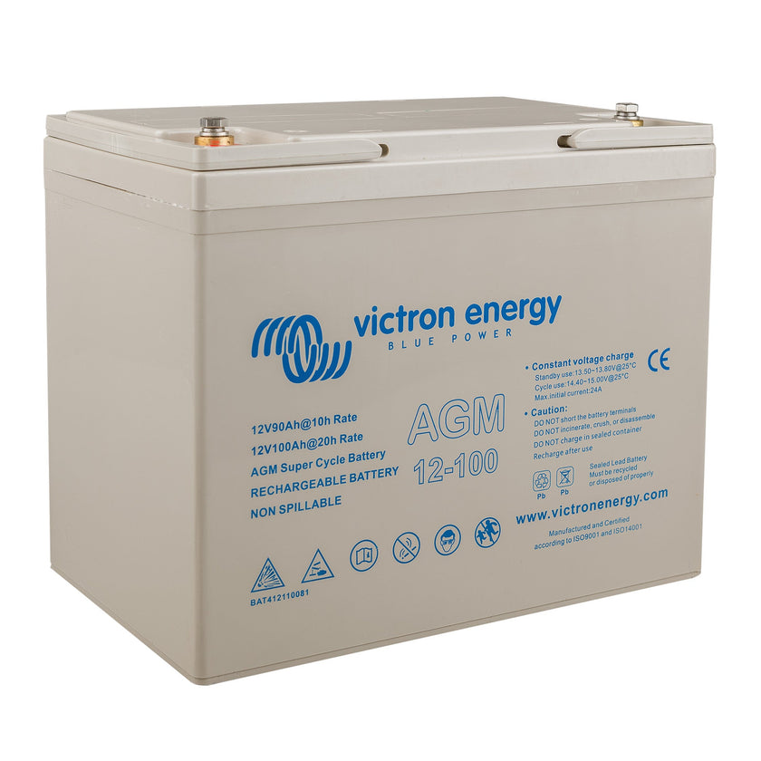 Victron Energy – 12V/100Ah Super Cycle AGM Battery | BAT412110081