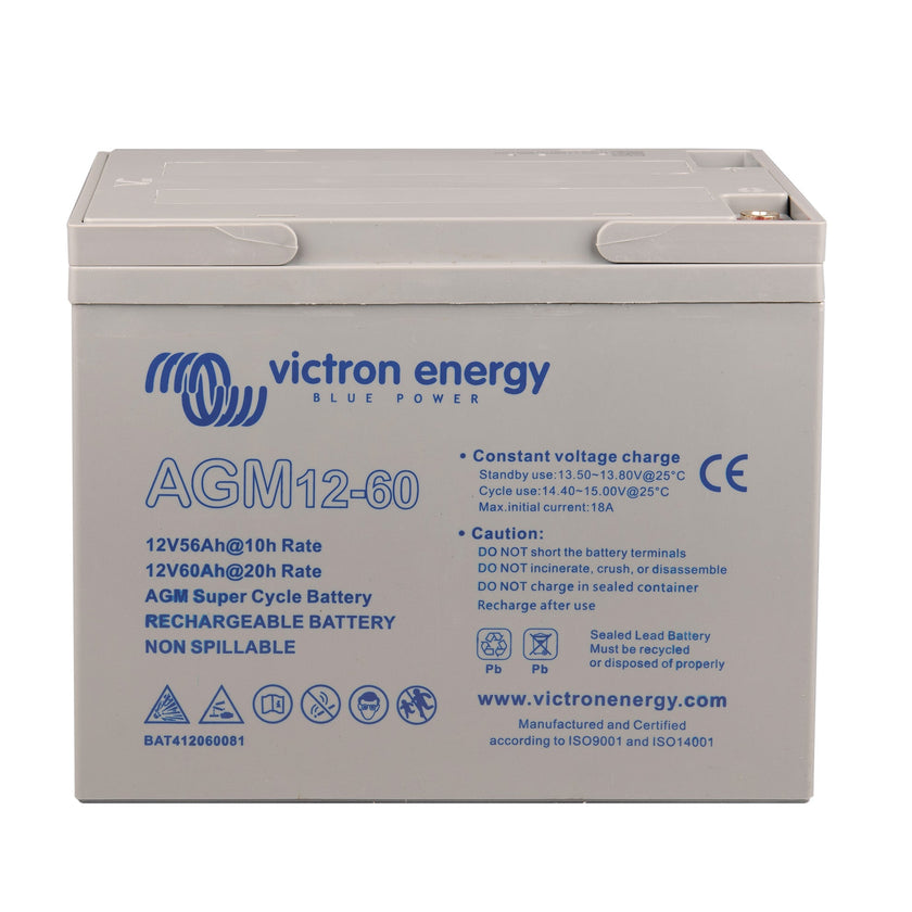Victron Energy – 12V/60Ah Super Cycle AGM Battery | BAT412060082