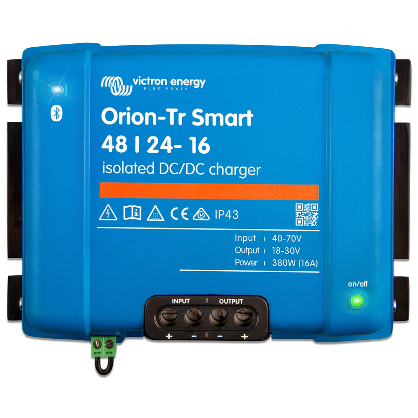 Victron Energy – Orion-Tr Smart 48/24-16A (380W) Isolated DC-DC Charger | ORI482438120