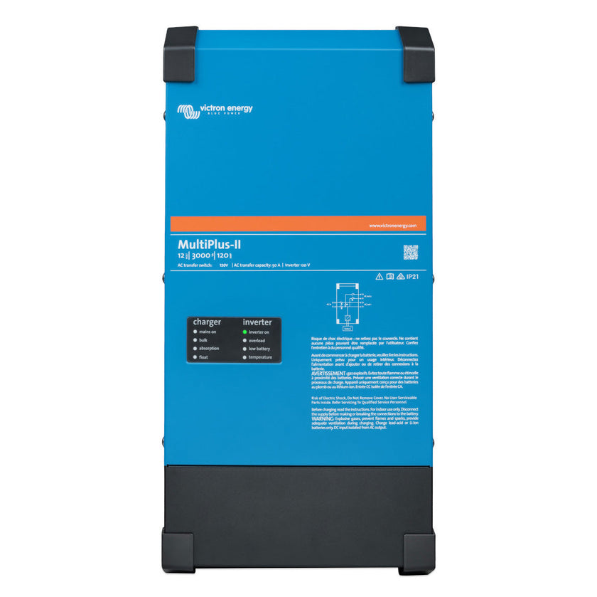 Victron Energy MultiPlus-II 12/3000/120-50 120V (UL certified) Inverter/Charger | PMP122305122
