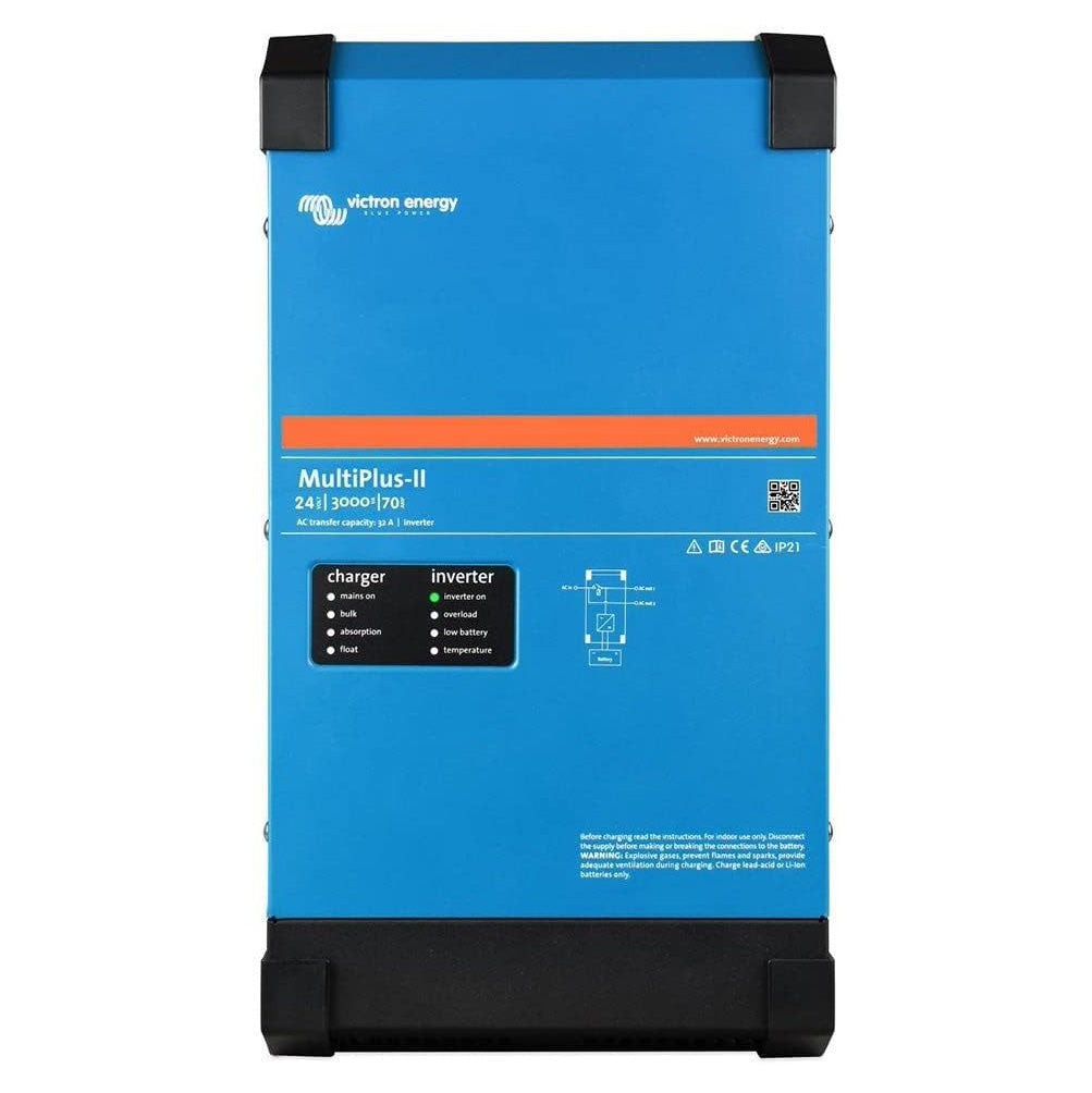 Victron Energy MultiPlus-II 24/3000/70-50 120V (UL 458 certified) Inverter/Charger | PMP242305102