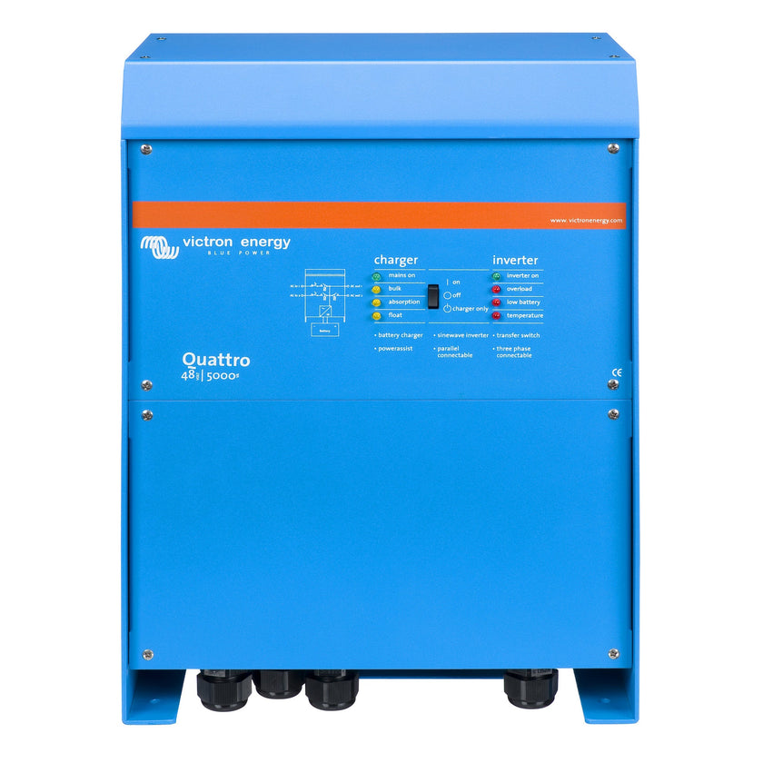 Victron Energy Quattro 48/5000/70-100/100 120V VE.Bus Inverter/Charger | QUA485021100