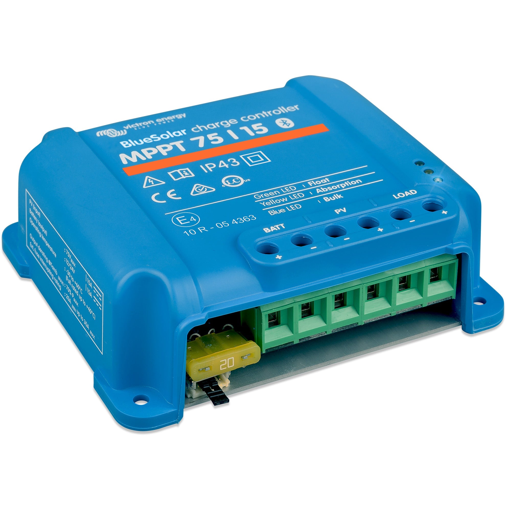 Victron Energy BlueSolar MPPT 75/15 Solar Charge Controller | SCC010015050R