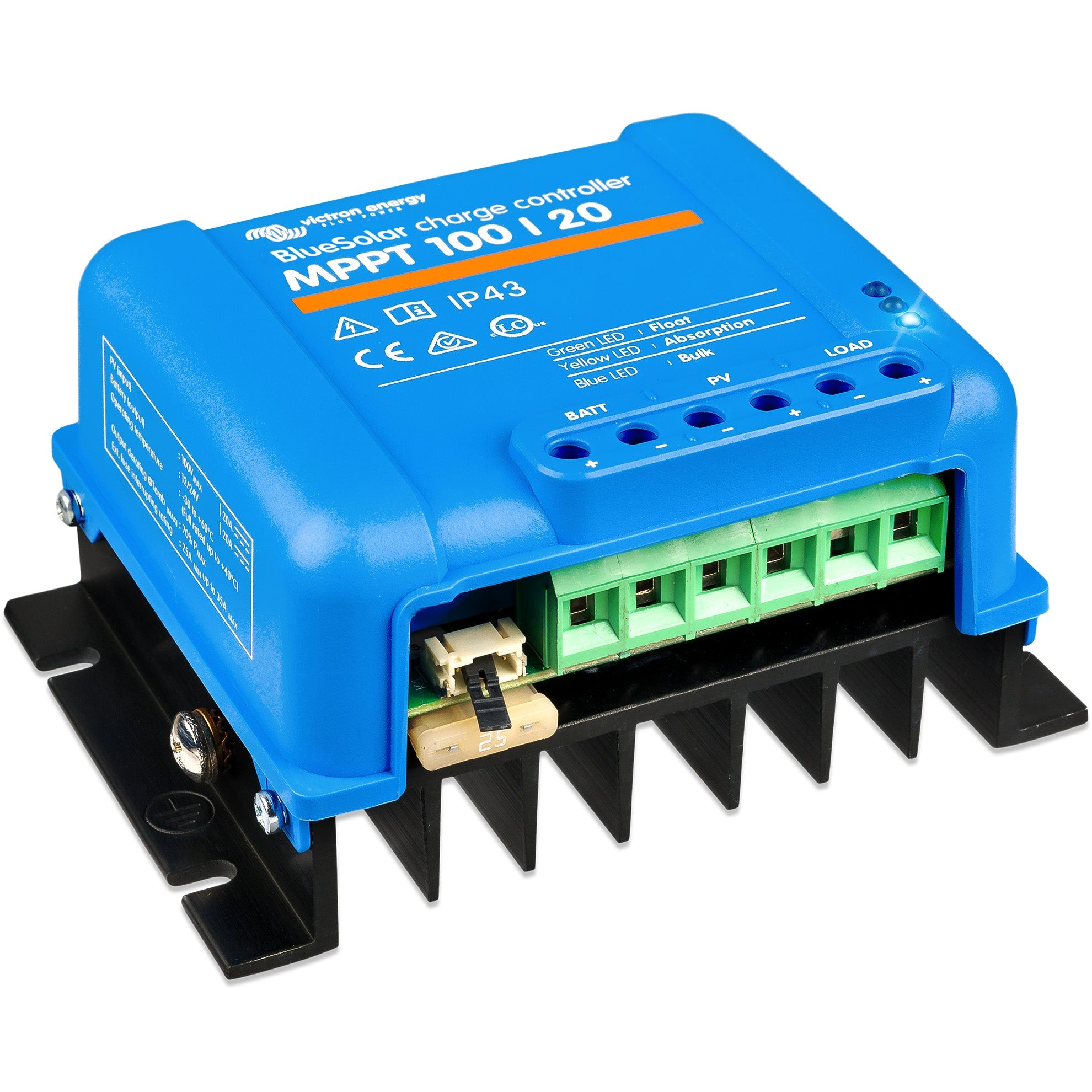 Victron Energy BlueSolar MPPT 100/20 Solar Charge Controller | SCC110020170R
