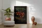 Vincent Van Gogh - Apples | Iconic Classic Impressionist Exhibition Poster Fine Art Print (available handframed or unframed)