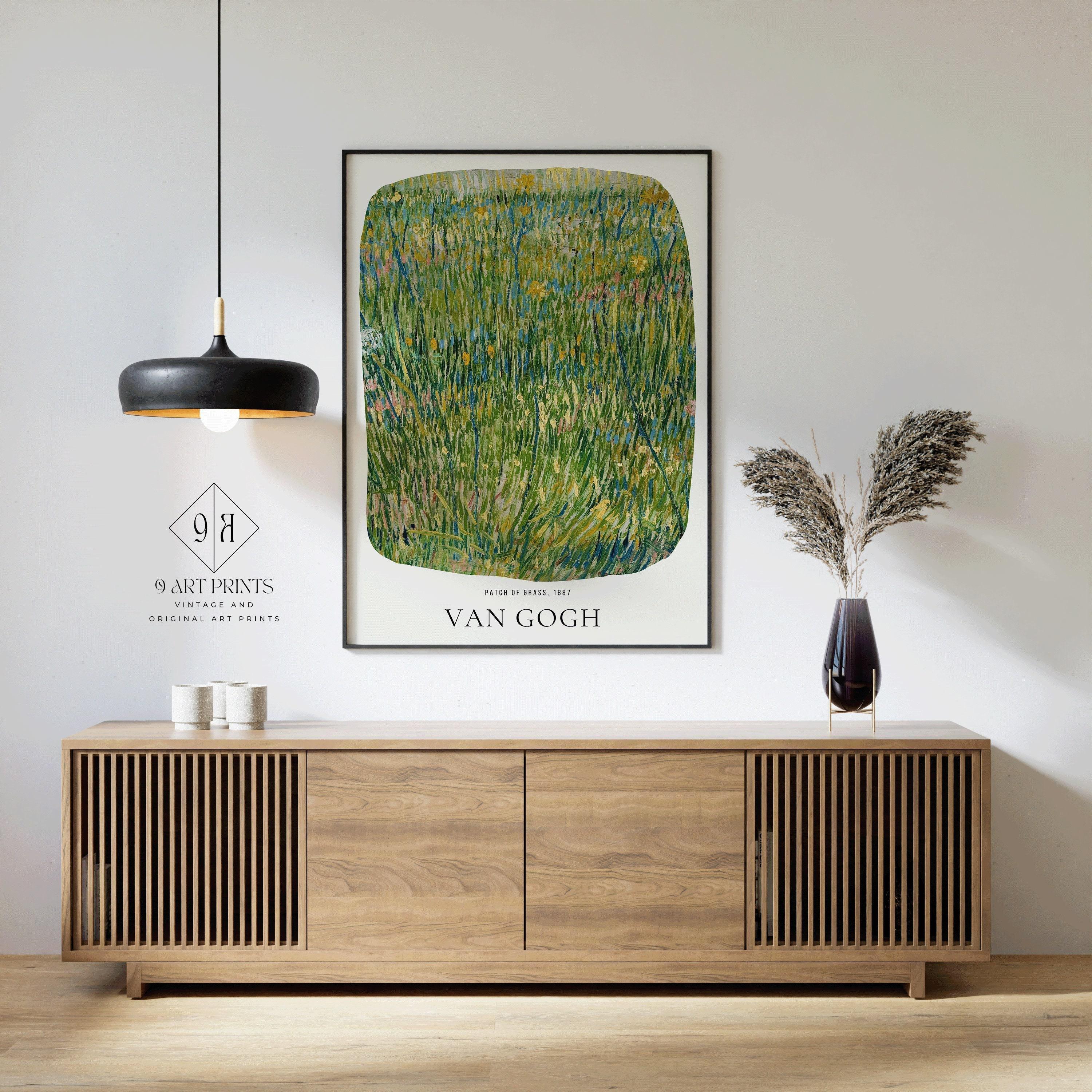 Vincent Van Gogh - Patch of Grass | Iconic Classic Impressionist Exhibition Poster Fine Art Print (available handframed or unframed)