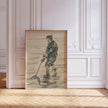 Vincent Van Gogh - The Shell Fisherman | Vintage Sketch Art (available handframed or unframed)