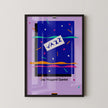 Vintage 80's Style Retro Music Poster - Jazz (USIA/Jay Hoggard Quintet) | Available handframed or unframed