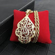 Vintage Arabian Arab  Metal Pendant