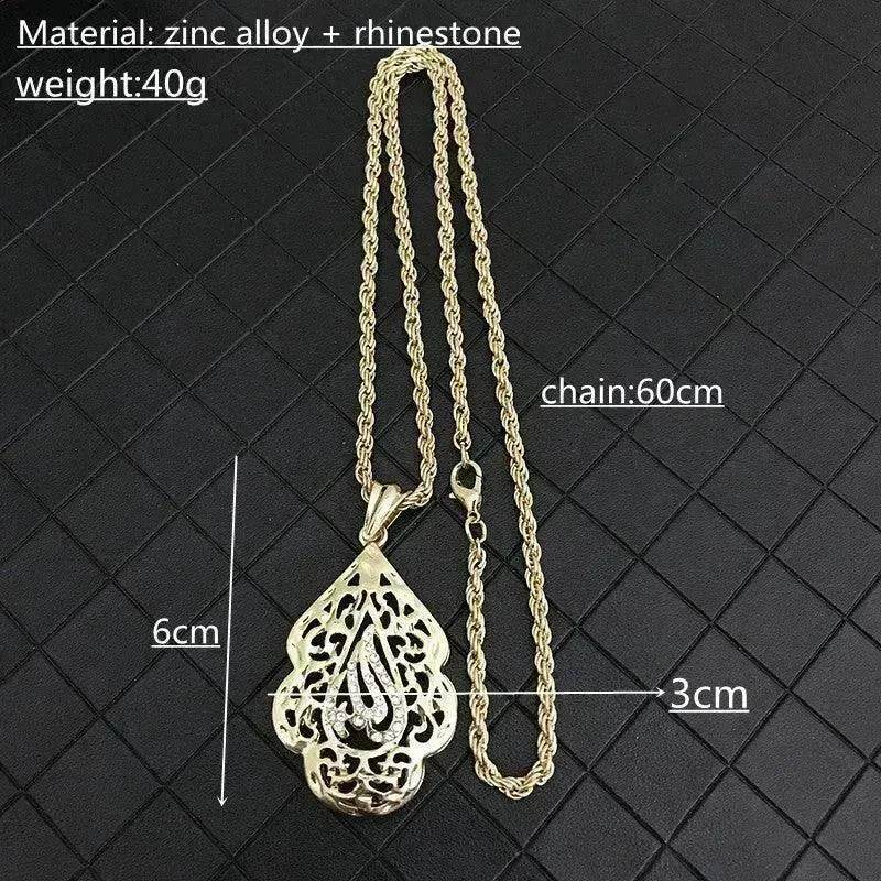 Vintage Arabian Arab  Metal Pendant