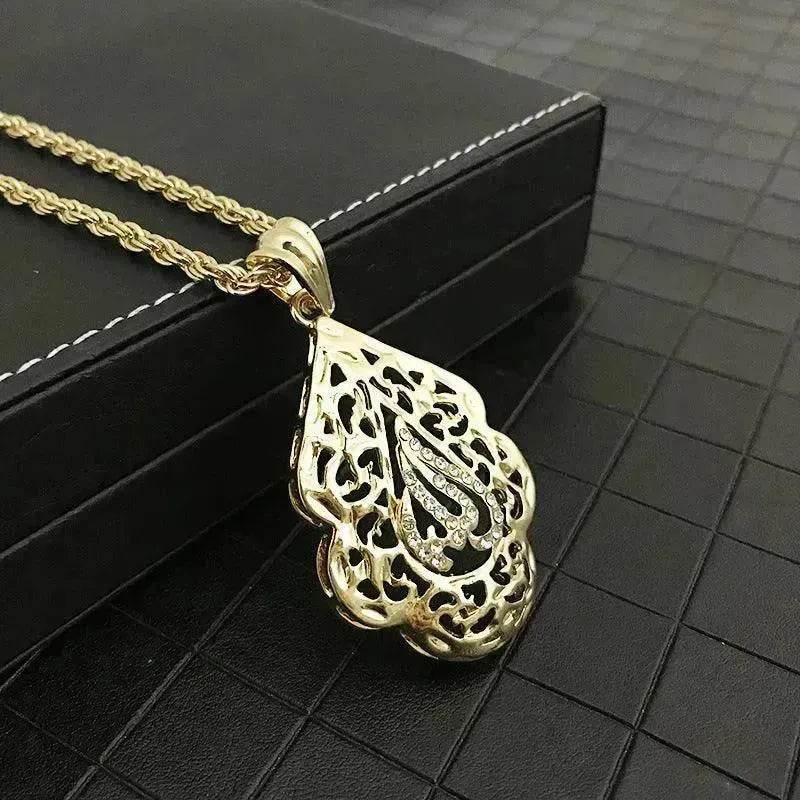 Vintage Arabian Arab  Metal Pendant