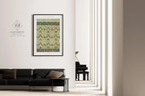 Vintage Arabian Pattern Art Print: Islamic Persian Design