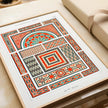 Vintage Arabian Pattern Print Set: Museum Quality Wall Art