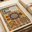 Vintage Arabian Pattern Print Set: Museum Quality Wall Art