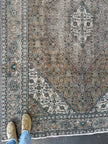 Vintage Ardabil Rug | 6' 11
