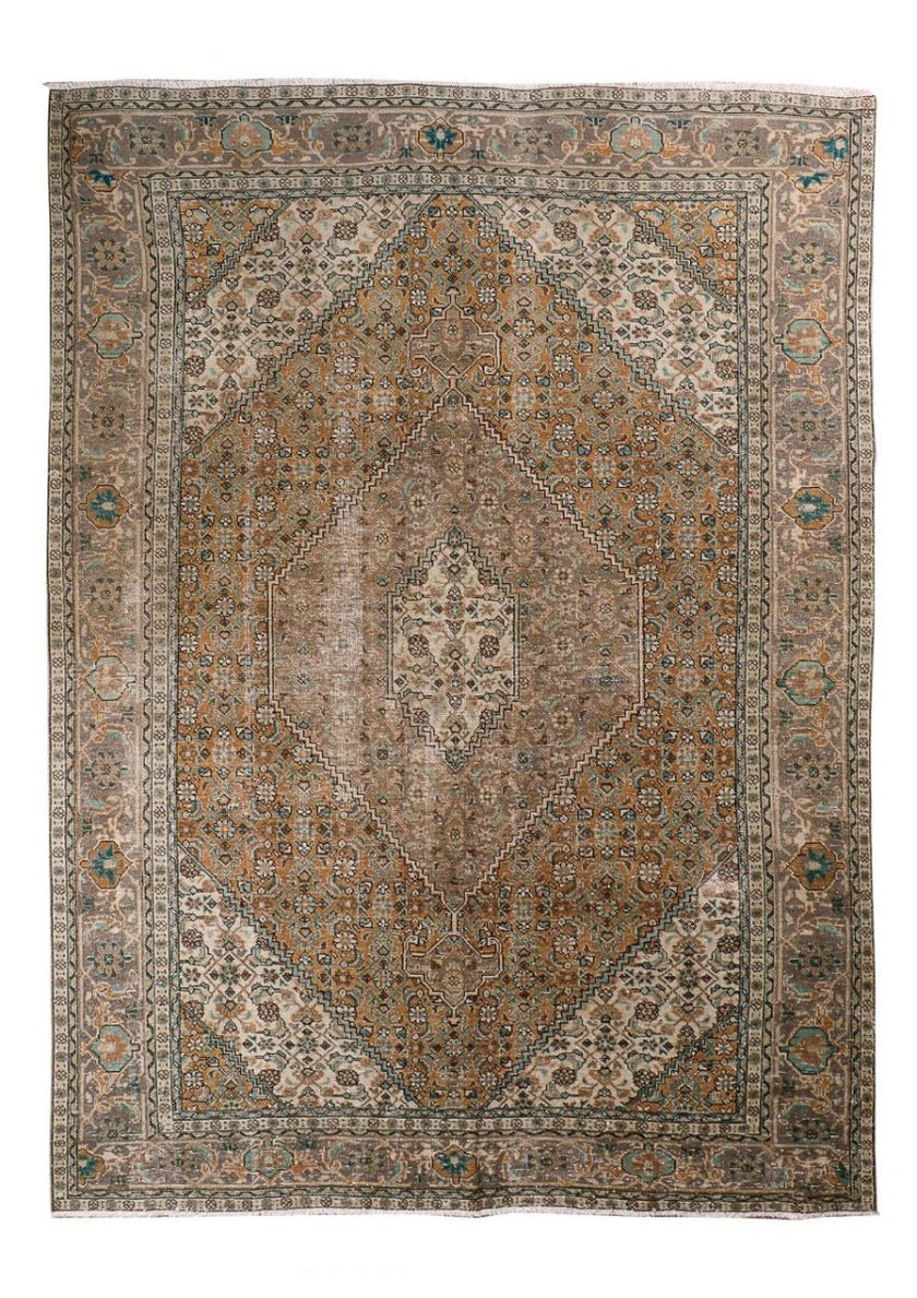 Vintage Ardabil Rug | 6' 11