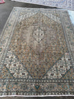 Vintage Ardabil Rug | 6' 11