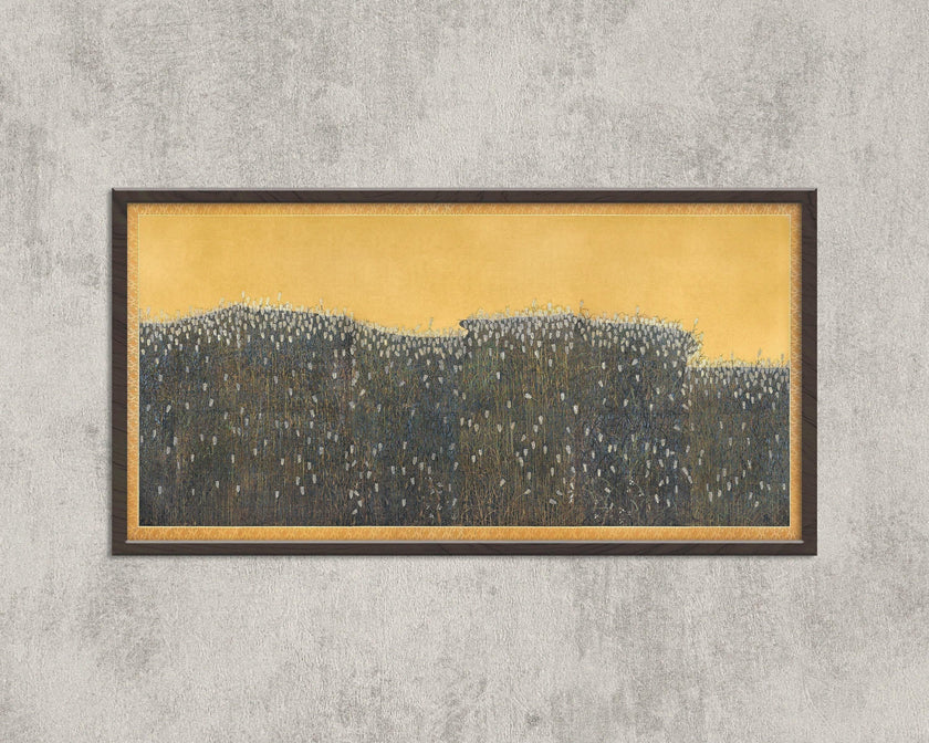 Vintage Barley Field Art Print: 17th Century Panoramic Landscape (2x1)