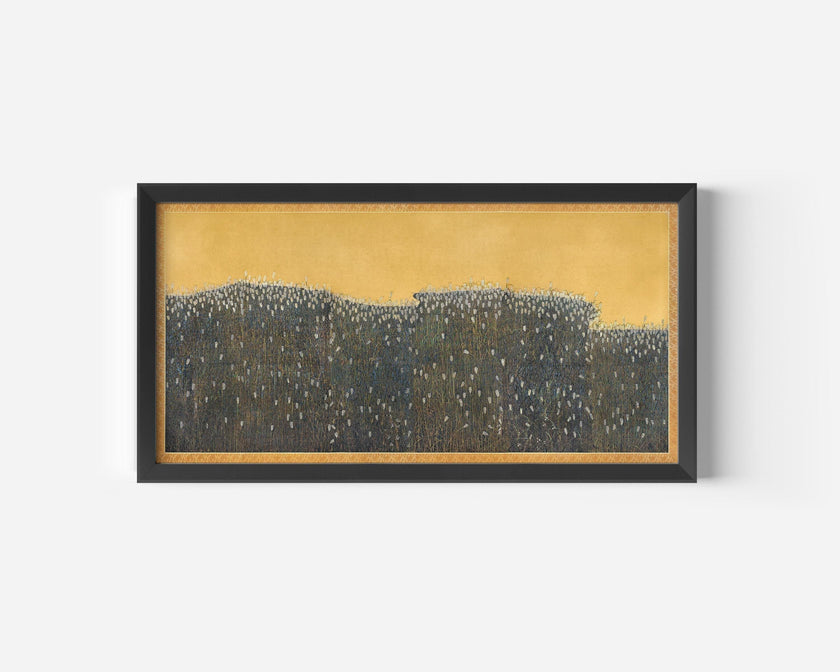 Vintage Barley Field Art Print: 17th Century Panoramic Landscape (2x1)