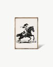 Vintage Cowgirl Wood Sign