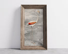 Vintage Flamingo Art Print by Edouard Travies (Handframed or Unframed) (2x1)