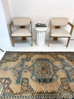 Vintage Hamadan Rug | 3' 11
