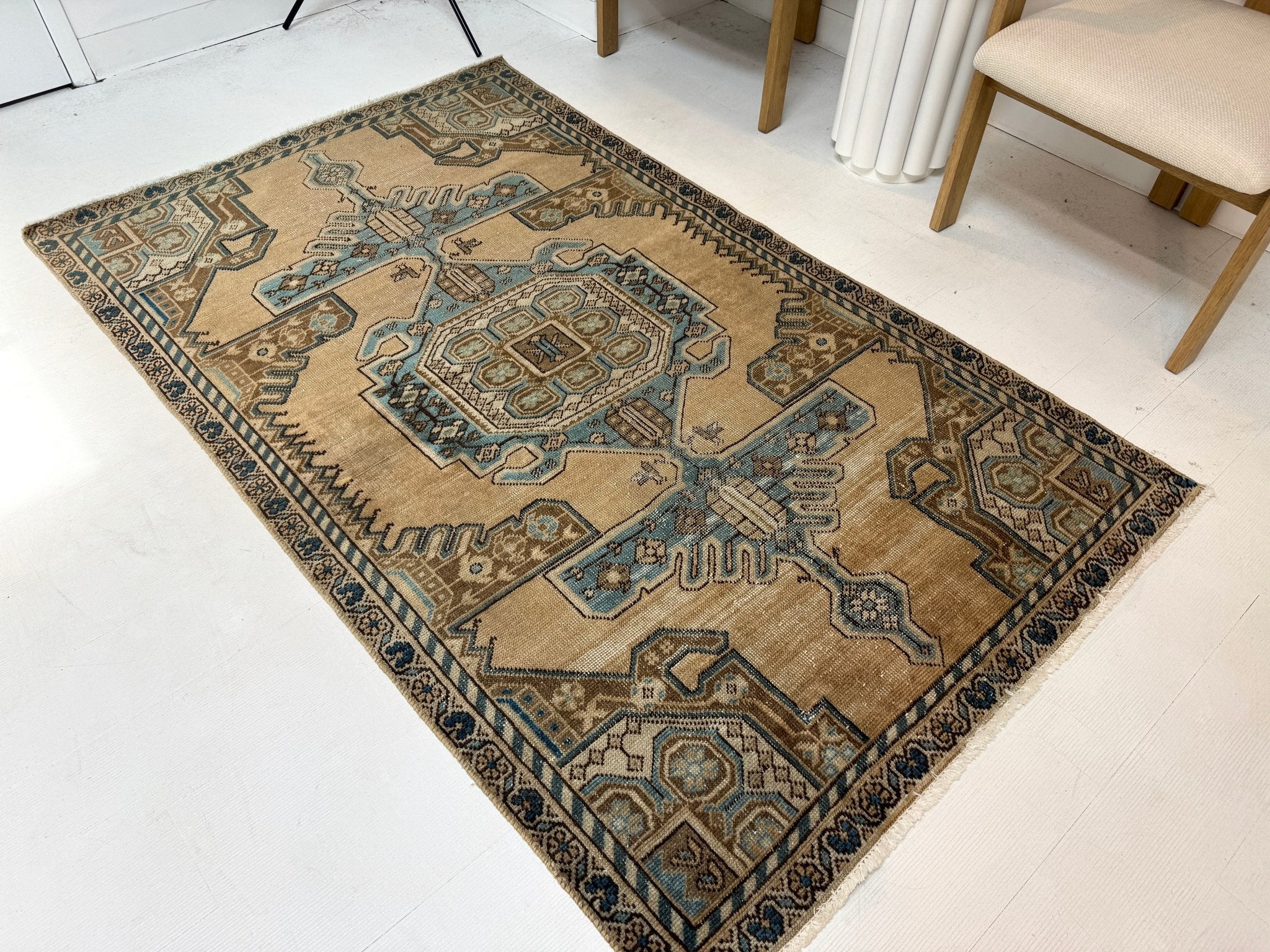 Vintage Hamadan Rug | 3' 11